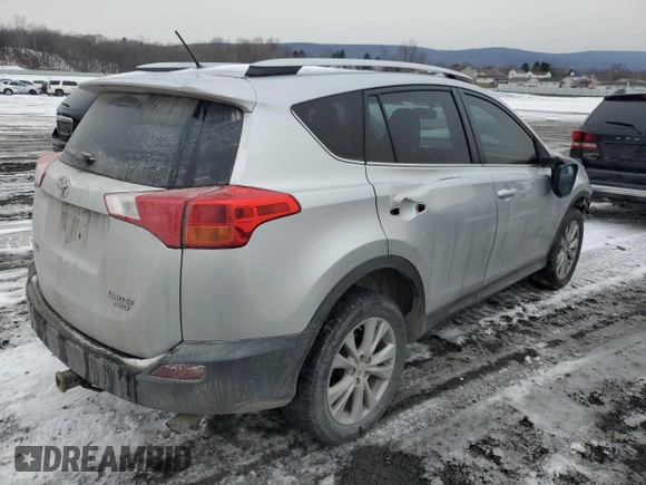 2014 Toyota RAV4 Limited with VIN 2T3DFREV4EW163150, listed as a Copart auction lot 44580915 with 143,812 mi miles and Salvage Title. Bid and sale history available at carsss.com. Image 3.
