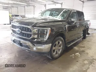 2021 Ford F-150 XL with VIN 1FTFW1E8XMFA47553, listed as a IAAI auction lot 41496255 with 83,711 mi miles. Bid and sale history available at carsss.com. Image 17.
