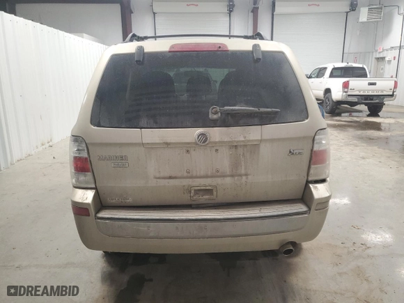 2010 Mercury Mariner with VIN 4M2CN9BG1AKJ04266, listed as a Copart auction lot 43746595 with 0 mi miles and Salvage Title. Bid and sale history available at carsss.com. Image 6.