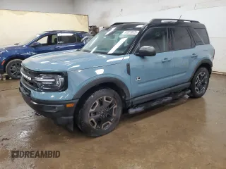2021 Ford Bronco Sport Outer Banks с VIN 3FMCR9C69MRB27077, выставлен на аукционе Copart как лот 62323025 с пробегом 39 818 миль миль и Списание • Salvage title. История ставок и продаж доступна на DreamBid. Изображение 1.