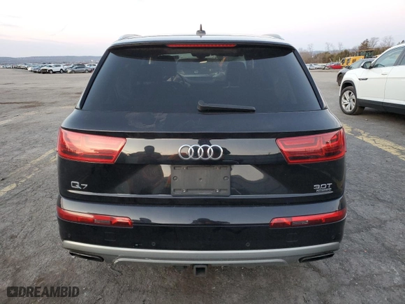 2018 Audi Q7 Prestige with VIN WA1VAAF7XJD025179, listed as a Copart auction lot 87353484 with 0 mi miles and Salvage Title. Bid and sale history available at carsss.com. Image 6.