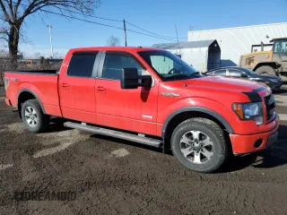 2013 Ford F-150 XL with VIN 1FTFW1ET5DFD18894, listed as a Copart auction lot 49705005 with 232,384 mi miles and Salvage Title. Bid and sale history available at carsss.com. Image 4.