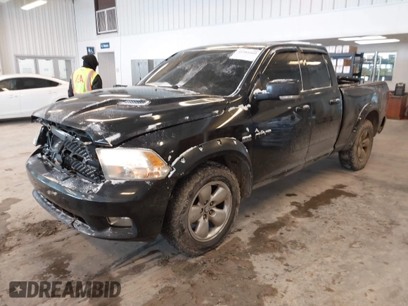 2010 Dodge 1500 Laramie with VIN 1D7RV1GT8AS176613, listed as a IAAI auction lot 41581660 with 136,339 mi miles and . Bid and sale history available at DreamBid. Image 18.