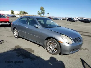 2006 Infiniti G35 with VIN JNKCV51E56M518921, listed as a Copart auction lot 76822984 with 172,791 mi miles and Clean Title. Bid and sale history available at DreamBid. Image 4.