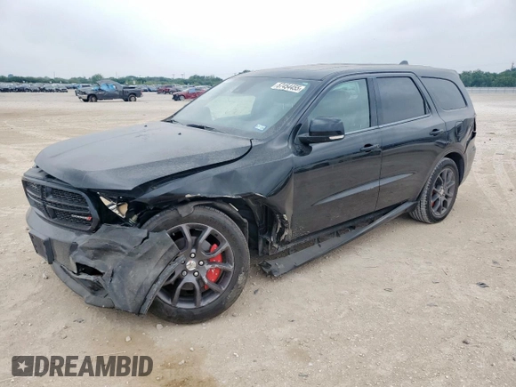 2016 Dodge Durango R/T с VIN 1C4SDHCT3GC483283, выставлен на аукционе Copart как лот 57454455 с пробегом 131 804 миль миль и Списание • Salvage title. История ставок и продаж доступна на DreamBid. Изображение 1.