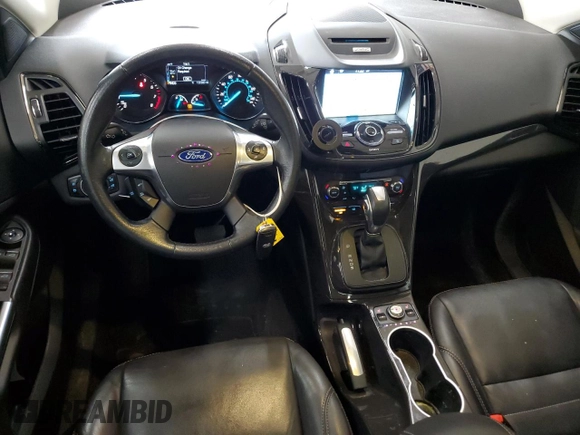 2016 Ford Escape Titanium with VIN 1FMCU9J92GUB47678, listed as a Copart auction lot 53421915 with 122,380 mi miles and Salvage Title. Bid and sale history available at carsss.com. Image 8.