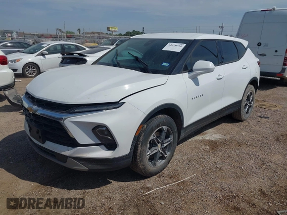 2023 Chevrolet Blazer LT with VIN 3GNKBCR44PS100705, listed as a IAAI auction lot 42070510 with Not provided miles and . Bid and sale history available at DreamBid. Image 2.