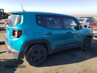 2020 Jeep Renegade Jeepster with VIN ZACNJAAB8LPL86493, listed as a Copart auction lot 72620614 with 133,915 mi miles and Salvage title. Bid and sale history available at DreamBid. Image 3.