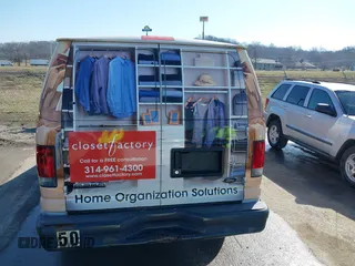 2010 Ford Econoline Cargo Commercial with VIN 1FTNE2EW0ADA04821, listed as a IAAI auction lot 41707886 with 162,929 mi miles and . Bid and sale history available at DreamBid. Image 17.