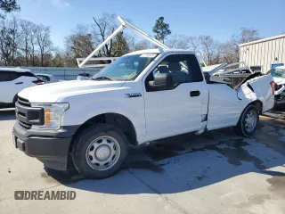 2018 Ford F-150 XL with VIN 1FTMF1C58JKF11393, listed as a Copart auction lot 41764605 with 100,537 mi miles and Non repairable. Bid and sale history available at DreamBid. Image 1.