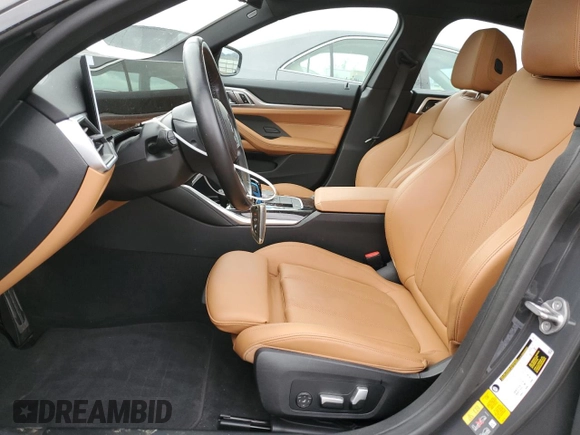 2022 BMW i4 eDrive40 z VIN WBY73AW08NFM60741, wystawiony jako Copart lot #43797635 z przebiegiem 24 051 mil mil oraz Szkoda całkowita • Salvage title. Historia ofert i sprzedaży dostępna na DreamBid. Obrazek 7.