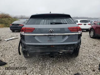 2021 Volkswagen Atlas SEL Premium with VIN 1V2TE2CA4MC227483, listed as a Copart auction lot 80266004 with 45,614 mi miles and Salvage title. Bid and sale history available at DreamBid. Image 6.