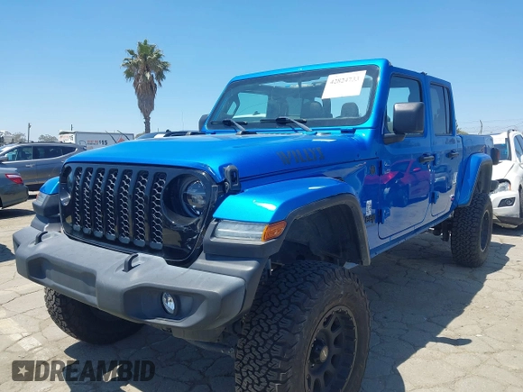2022 Jeep Gladiator Texas Trail with VIN 1C6HJTAG4NL135346, listed as a IAAI auction lot 42824733 with 40,126 mi miles and . Bid and sale history available at DreamBid. Image 18.