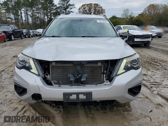 2017 Nissan Pathfinder SL with VIN 5N1DR2MM4HC641044, listed as a Copart auction lot 52765885 with 138,571 mi miles and Salvage Title. Bid and sale history available at carsss.com. Image 5.