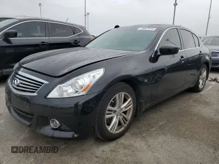 2015 Infiniti Q40 with VIN JN1CV6AP5FM501242, listed as a Copart auction lot 74857644 with 0 mi miles and Salvage Title. Bid and sale history available at carsss.com. Image 1.