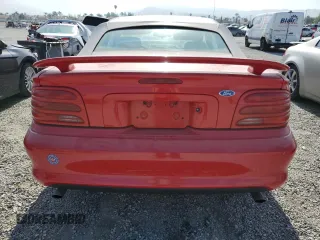 1994 Ford Mustang z VIN 1FALP45T8RF222210, wystawiony jako Copart lot #57105355 z przebiegiem 49 716 mil mil oraz Czysty tytuł • Clean title. Historia ofert i sprzedaży dostępna na DreamBid. Obrazek 6.