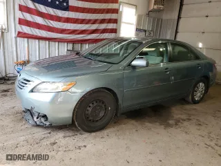 2007 Toyota Camry CE with VIN 4T1BE46K97U696530, listed as a Copart auction lot 47821535 with 143,594 mi miles and Salvage Title. Bid and sale history available at carsss.com. Image 1.