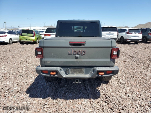 2021 Jeep Gladiator Mojave with VIN 1C6JJTEG9ML551743, listed as a Copart auction lot 54235615 with 32,986 mi miles and Salvage Title. Bid and sale history available at carsss.com. Image 6.