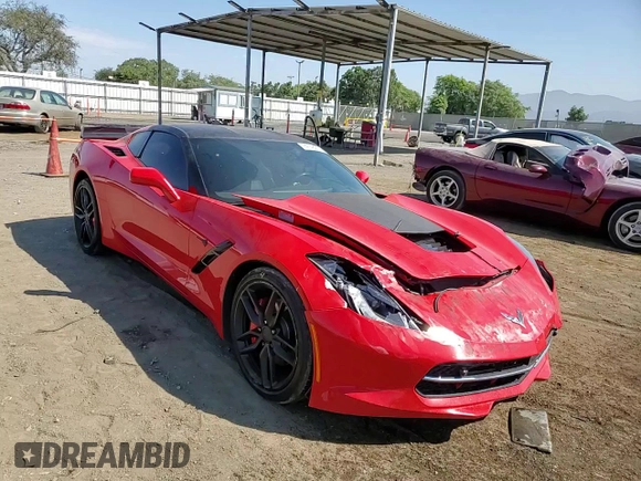 2019 Chevrolet Corvette 3LT with VIN 1G1YF2D73K5117509, listed as a Copart auction lot 74148224 with 67,064 mi miles and Salvage Title. Bid and sale history available at carsss.com. Image 10.