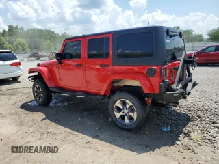 2018 Jeep Wrangler Unlimited Sahara with VIN 1C4BJWEG4JL802145, listed as a Copart auction lot 61931555 with 119,681 mi miles and Salvage title. Bid and sale history available at DreamBid. Image 2.