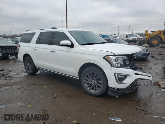 2021 Ford Expedition Max Limited with VIN 1FMJK1KT9MEA19727, listed as a Copart auction lot 51141425 with 78,211 mi miles and Salvage title. Bid and sale history available at DreamBid. Image 4.