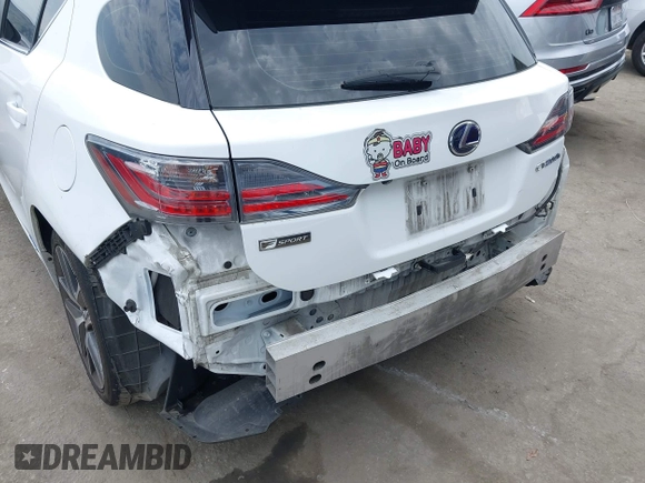 2017 Lexus CT 200h with VIN JTHKD5BH4H2283160, listed as a IAAI auction lot 42383036 with 115,582 mi miles and . Bid and sale history available at DreamBid. Image 6.