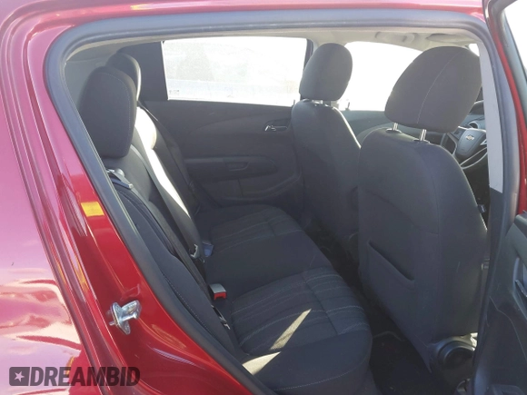 2014 Chevrolet Sonic LT with VIN 1G1JC6SH6E4215294, listed as a IAAI auction lot 41282441 with 107,583 mi miles. Bid and sale history available at carsss.com. Image 7.