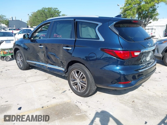 2016 Infiniti QX60 with VIN 5N1AL0MN4GC514410, listed as a IAAI auction lot 41918705 with 102,747 mi miles and . Bid and sale history available at DreamBid. Image 3.