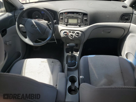 2010 Hyundai Accent GLS with VIN KMHCN4AC0AU489696, listed as a Copart auction lot 53842655 with 162,582 mi miles and Clean Title. Bid and sale history available at carsss.com. Image 8.