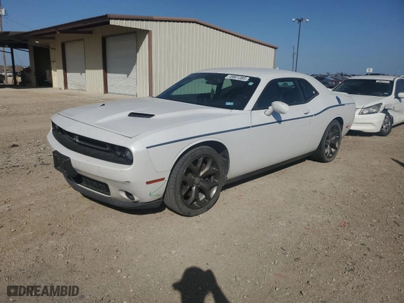 2015 Dodge Challenger SXT Plus with VIN 2C3CDZBG0FH713487, listed as a Copart auction lot 49501385 with 0 mi miles and Salvage Title. Bid and sale history available at carsss.com. Image 1.