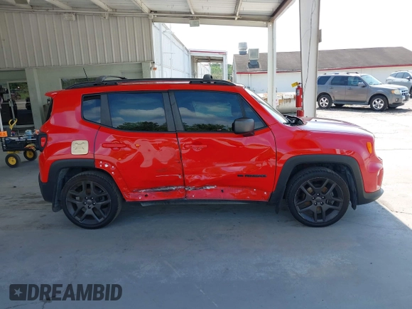 2021 Jeep Renegade Latitude with VIN ZACNJCBBXMPM51713, listed as a IAAI auction lot 42339289 with 44,763 mi miles and . Bid and sale history available at DreamBid. Image 14.