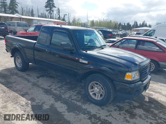 2009 Ford Ranger XLT with VIN 1FTYR44E49PA27292, listed as a IAAI auction lot 42014607 with 120,695 mi miles. Bid and sale history available at carsss.com. Image 1.