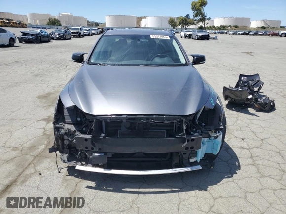 2014 Infiniti Q50 Hybrid Premium with VIN JN1AV7AP5EM690504, listed as a Copart auction lot 55511065 with 79,307 mi miles and Salvage title. Bid and sale history available at DreamBid. Image 5.