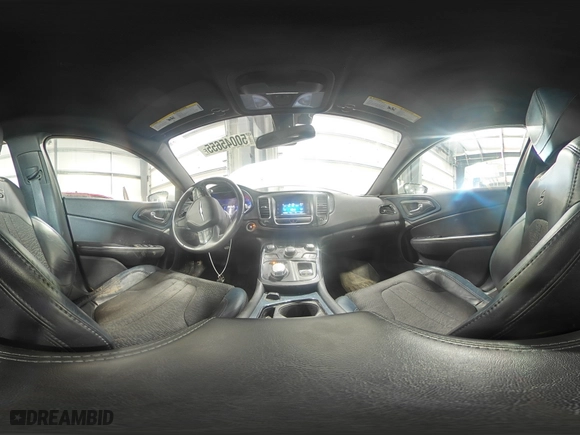 2015 Chrysler 200 S with VIN 1C3CCCDG1FN636665, listed as a Copart auction lot 50045655 with 110,905 mi miles and Salvage Title. Bid and sale history available at carsss.com. Image 14.