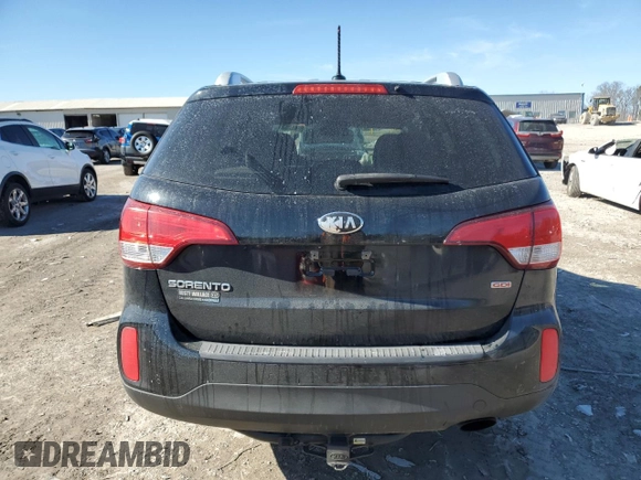2014 Kia Sorento LX with VIN 5XYKT3A67EG520444, listed as a Copart auction lot 47831785 with 247,037 mi miles and Clean Title. Bid and sale history available at DreamBid. Image 6.