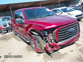 2016 Ford F-150 XLT with VIN 1FTEW1EGXGKD42103, listed as a IAAI auction lot 42034578 with 128,055 mi miles and . Bid and sale history available at DreamBid. Image 1.