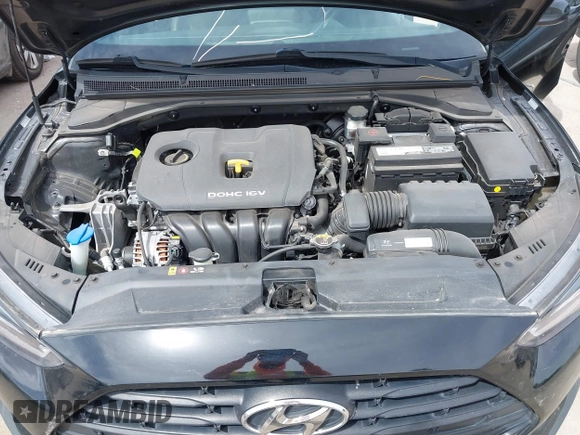2019 Hyundai Veloster 2.0 with VIN KMHTG6AF6KU007430, listed as a IAAI auction lot 41923885 with 55,238 mi miles. Bid and sale history available at carsss.com. Image 10.