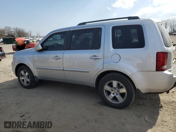2011 Honda Pilot EX-L with VIN 5FNYF4H65BB013820, listed as a Copart auction lot 49693825 with 185,190 mi miles and Salvage Title. Bid and sale history available at carsss.com. Image 2.
