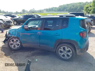 2020 Jeep Renegade Limited with VIN ZACNJAD18LPL69647, listed as a IAAI auction lot 42435120 with 62,767 mi miles and . Bid and sale history available at DreamBid. Image 14.