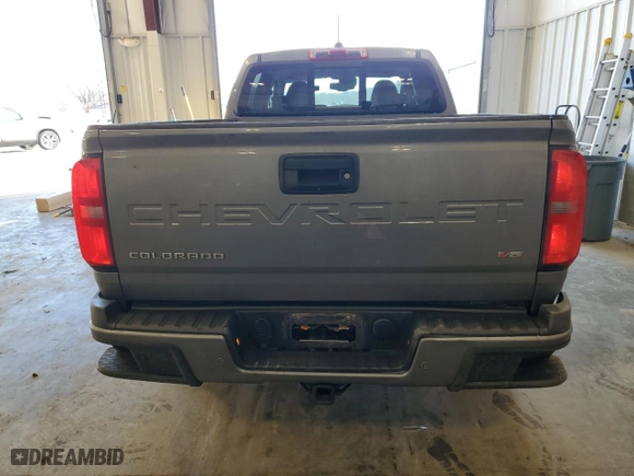2021 Chevrolet Colorado 4WD Z71 with VIN 1GCGTDEN5M1236807, listed as a Copart auction lot 88790435 with 80,095 mi miles and Salvage Title. Bid and sale history available at carsss.com. Image 6.