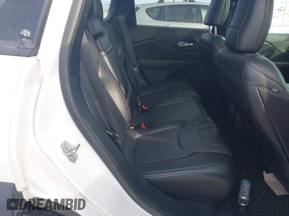 2019 Jeep Cherokee Trailhawk Elite with VIN 1C4PJMBX0KD315275, listed as a IAAI auction lot 41630464 with 94,558 mi miles. Bid and sale history available at carsss.com. Image 8.