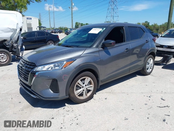 2023 Nissan Kicks S with VIN 3N1CP5BV5PL552026, listed as a IAAI auction lot 41882997 with 16,623 mi miles. Bid and sale history available at carsss.com. Image 18.