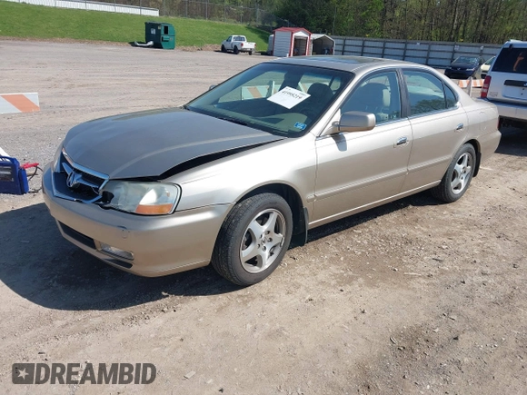2003 Acura TL with VIN 19UUA56663A047024, listed as a IAAI auction lot 41995219 with 225,464 mi miles. Bid and sale history available at carsss.com. Image 2.