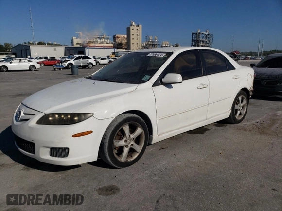 2007 Mazda 6 S Sport VE with VIN 1YVHP80D675M05061, listed as a Copart auction lot 77869424 with 126,292 mi miles and Clean Title. Bid and sale history available at DreamBid. Image 1.