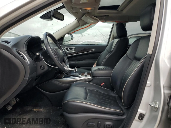 2017 Infiniti QX60 with VIN 5N1DL0MN5HC528217, listed as a Copart auction lot 51787505 with 118,053 mi miles and Salvage Title. Bid and sale history available at DreamBid. Image 7.