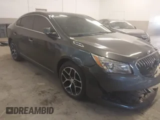 2016 Buick LaCrosse Sport Touring with VIN 1G4G45G32GF272701, listed as a IAAI auction lot 41315724 with 114,121 mi miles. Bid and sale history available at carsss.com. Image 1.
