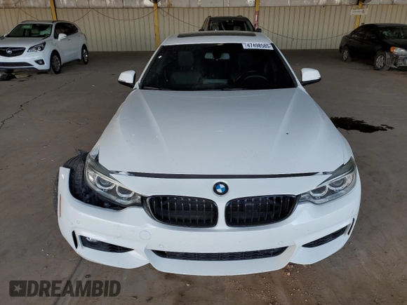 2016 BMW 4 Series 428i with VIN WBA4A9C56GGL89722, listed as a Copart auction lot 47498585 with 102,691 mi miles and Salvage Title. Bid and sale history available at DreamBid. Image 5.