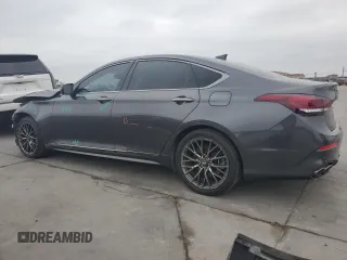2018 Genesis G80 Sport with VIN KMHGN4JB8JU240796, listed as a Copart auction lot 78517364 with 89,858 mi miles and Salvage Title. Bid and sale history available at DreamBid. Image 2.