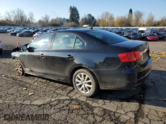 2012 Volkswagen Jetta Sedan SE w/Convenience PZEV with VIN 3VWDP7AJ8CM322350, listed as a Copart auction lot 83039504 with 185,266 mi miles and Salvage Title. Bid and sale history available at carsss.com. Image 2.