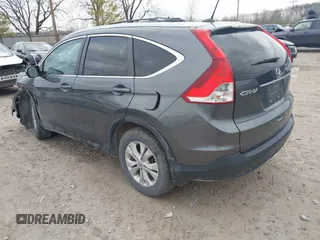 2013 Honda CR-V EX-L with VIN 2HKRM4H79DH664018, listed as a IAAI auction lot 41907086 with 196,150 mi miles. Bid and sale history available at carsss.com. Image 3.
